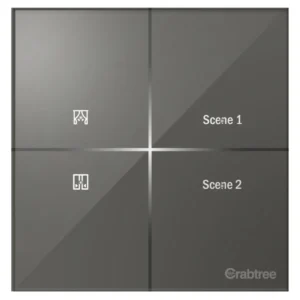 1 Curtain Controller and 2 scene I Sense Grey